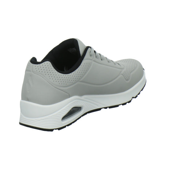 Skechers UNO Schnürhalbschuhe Hellgrau - 360° Ansicht