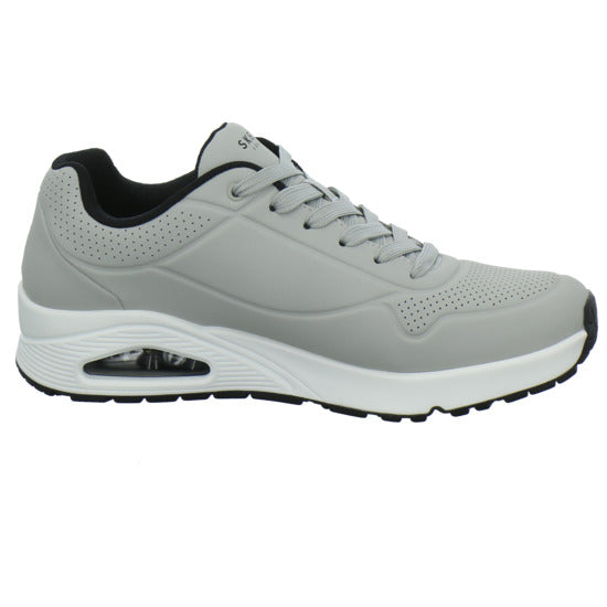 Skechers UNO Schnürhalbschuhe Hellgrau - 360° Ansicht