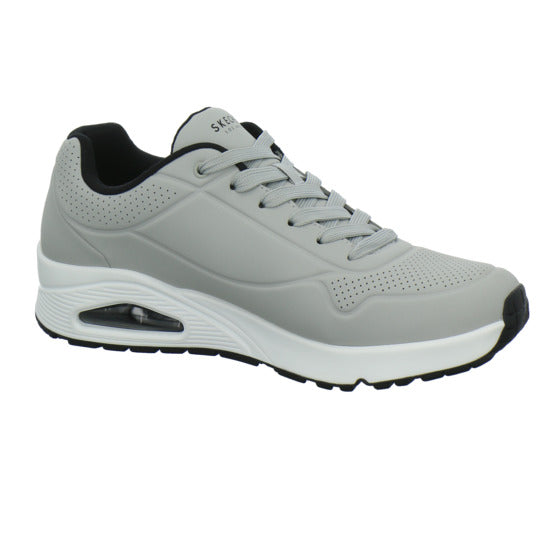 Skechers UNO Schnürhalbschuhe Hellgrau - 360° Ansicht
