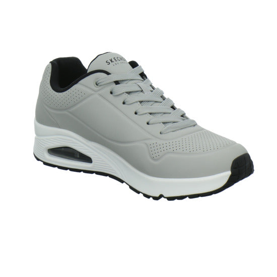 Skechers UNO Schnürhalbschuhe Hellgrau - 360° Ansicht