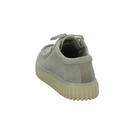 Clarks Torhill Schnürhalbschuhe Hellgrau - 360° Ansicht