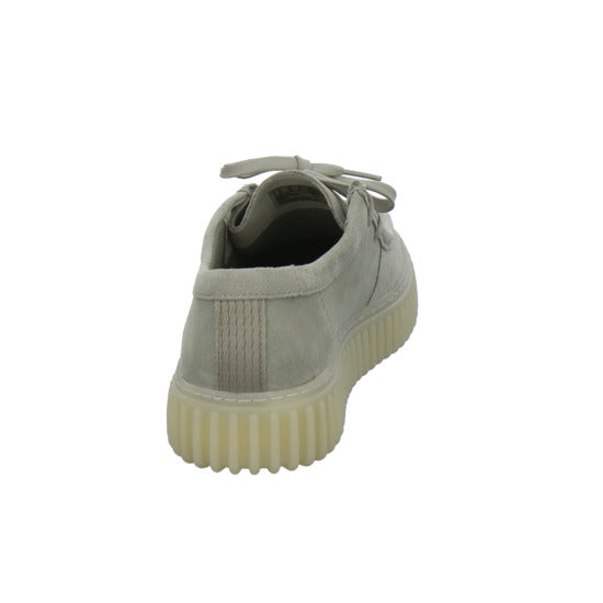 Clarks Torhill Schnürhalbschuhe Hellgrau - 360° Ansicht