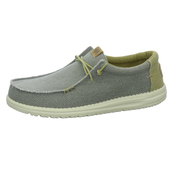 Hey Dude Sneaker Herren Wally Braided Hellgrau