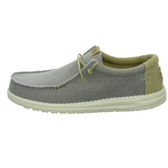 Hey Dude Sneaker Herren Wally Braided Hellgrau
