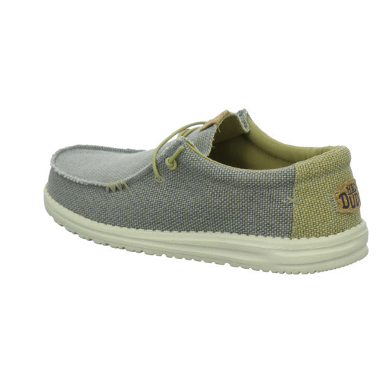 Hey Dude Sneaker Herren Wally Braided Hellgrau