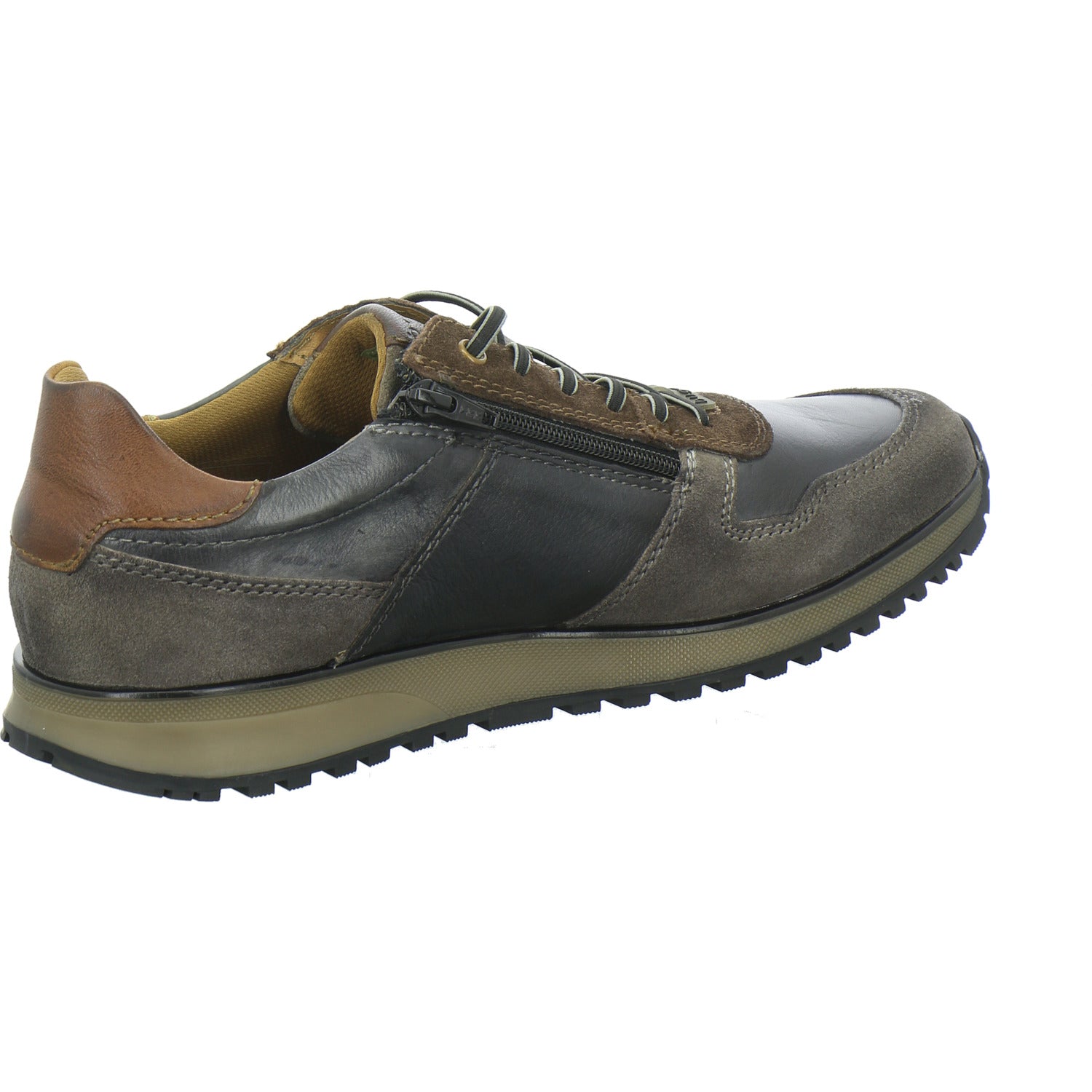 Bugatti Classic Ivo Schnürhalbschuhe Grau-kombi