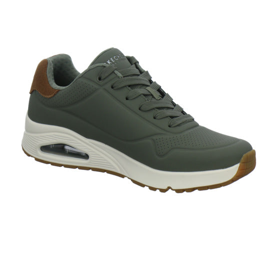 Skechers UNO Schnürhalbschuhe oliv - 360° Ansicht