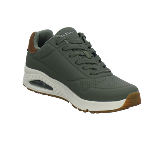 Skechers UNO Schnürhalbschuhe oliv - 360° Ansicht