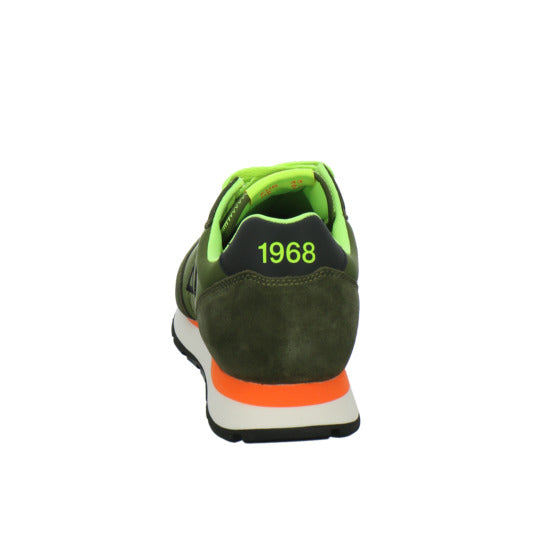 SUN68 Tom Fluo Schnürhalbschuhe oliv - 360° Ansicht