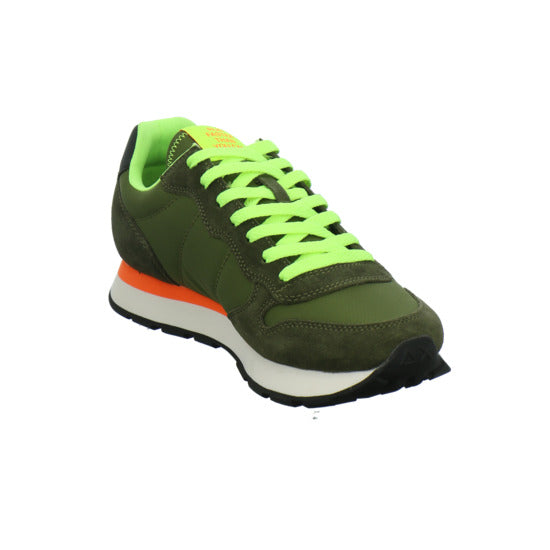 SUN68 Tom Fluo Schnürhalbschuhe oliv - 360° Ansicht
