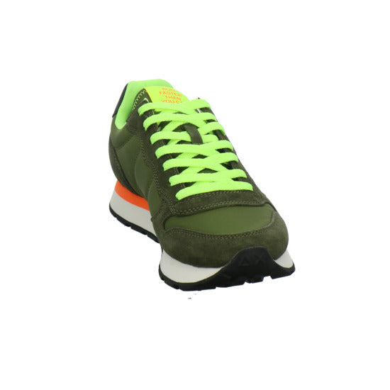 SUN68 Tom Fluo Schnürhalbschuhe oliv - 360° Ansicht