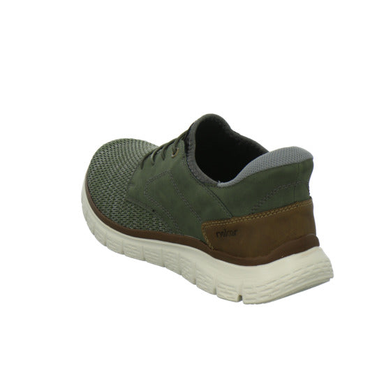 Rieker Schnürhalbschuhe oliv - 360° Ansicht