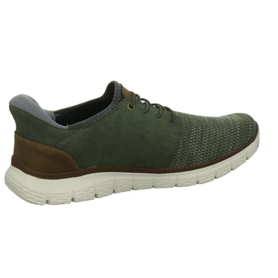 Rieker Schnürhalbschuhe oliv - 360° Ansicht