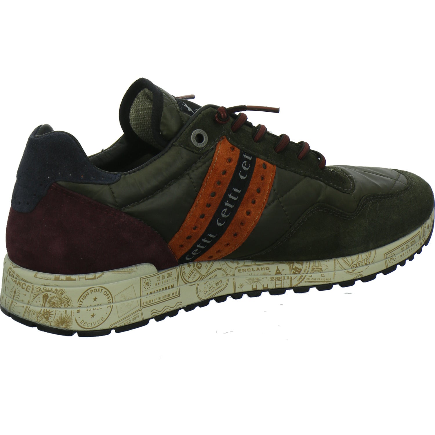 Cetti Schnürhalbschuhe oliv
