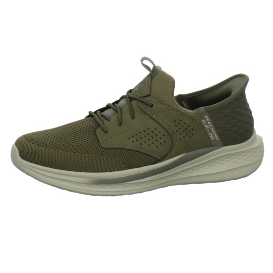 Skechers Sneaker Herren Slip Ins Relaxed oliv