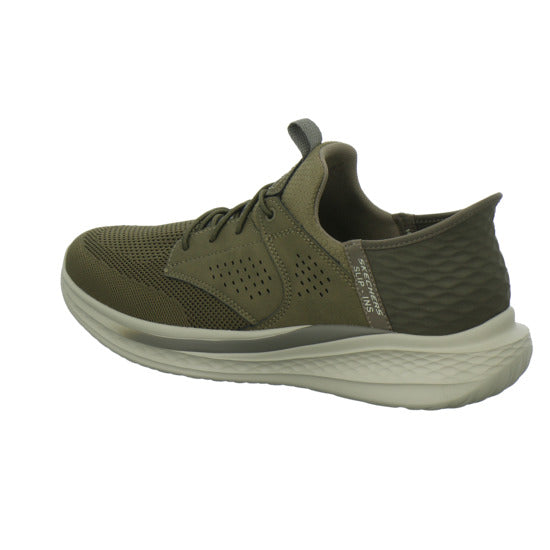 Skechers Sneaker Herren Slip Ins Relaxed oliv