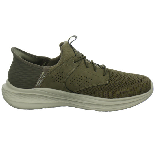 Skechers Sneaker Herren Slip Ins Relaxed oliv