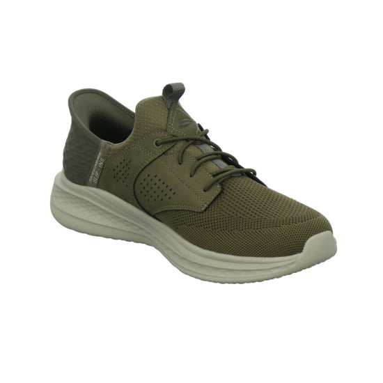 Skechers Sneaker Herren Slip Ins Relaxed oliv