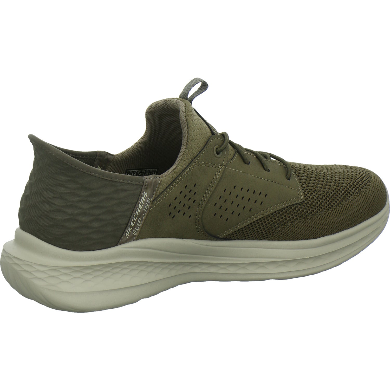 Skechers Sneaker Herren Slip Ins Relaxed oliv