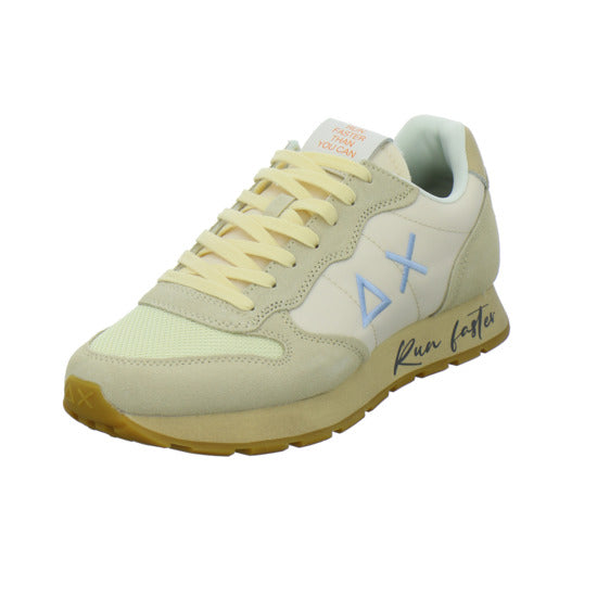 SUN68 Tom Vintage Schnürhalbschuhe Beige - 360° Ansicht