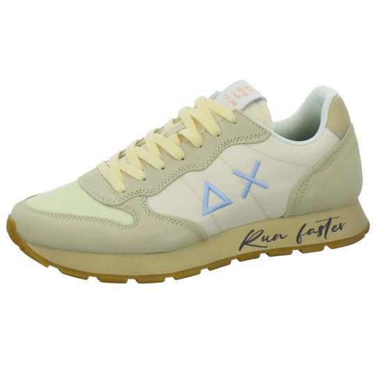 SUN68 Tom Vintage Schnürhalbschuhe Beige - 360° Ansicht