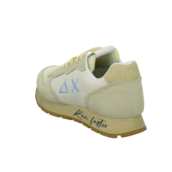 SUN68 Tom Vintage Schnürhalbschuhe Beige - 360° Ansicht