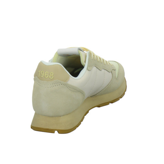 SUN68 Tom Vintage Schnürhalbschuhe Beige - 360° Ansicht