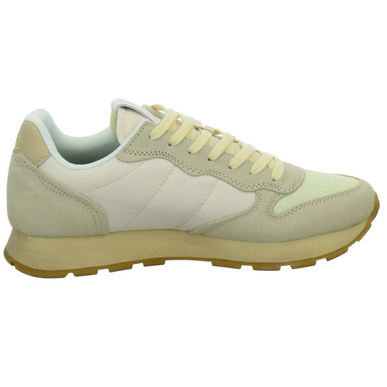 SUN68 Tom Vintage Schnürhalbschuhe Beige - 360° Ansicht