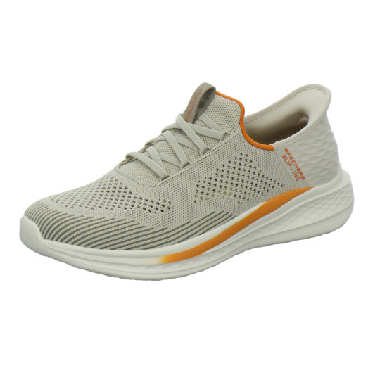Skechers SLIP INS SLADE Schnürhalbschuhe Beige - 360° Ansicht