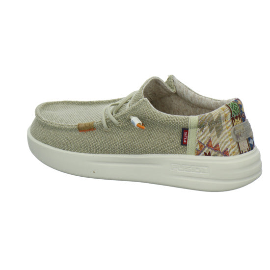 Fusion Schnürhalbschuhe Beige
