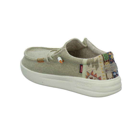 Fusion Schnürhalbschuhe Beige