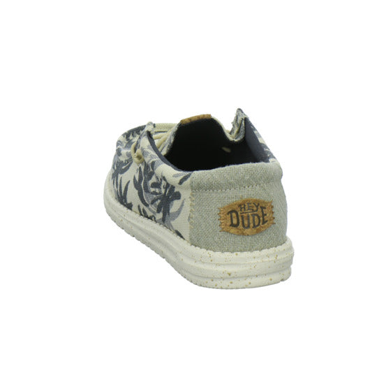 Hey Dude Wally Palm Jute Schnürhalbschuhe Beige-kombi - 360° Ansicht