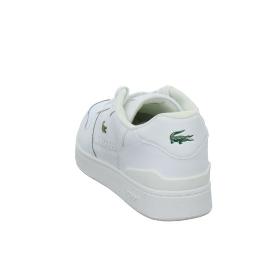 Lacoste T-Clip Schnürhalbschuhe Weiß - 360° Ansicht