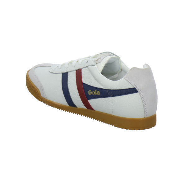Gola Harrier Leather Schnürhalbschuhe Weiß-kombi - 360° Ansicht