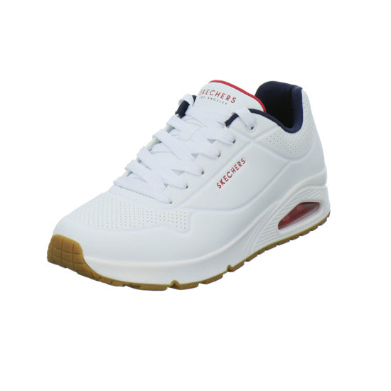 Skechers UNO Schnürhalbschuhe Weiß-kombi - 360° Ansicht