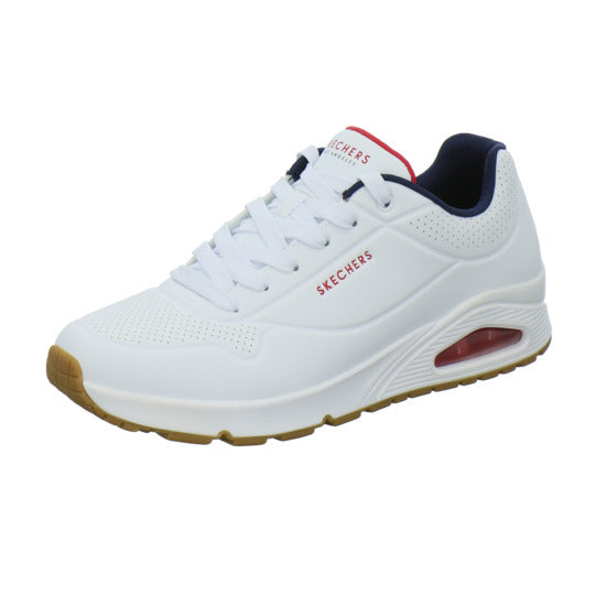 Skechers UNO Schnürhalbschuhe Weiß-kombi - 360° Ansicht