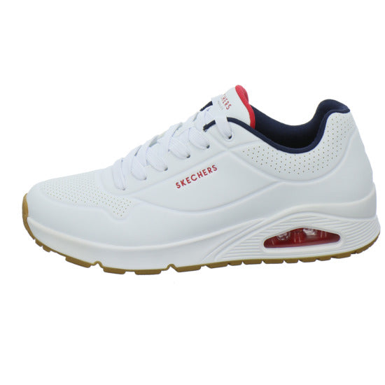 Skechers UNO Schnürhalbschuhe Weiß-kombi - 360° Ansicht