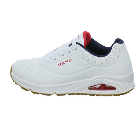 Skechers UNO Schnürhalbschuhe Weiß-kombi - 360° Ansicht