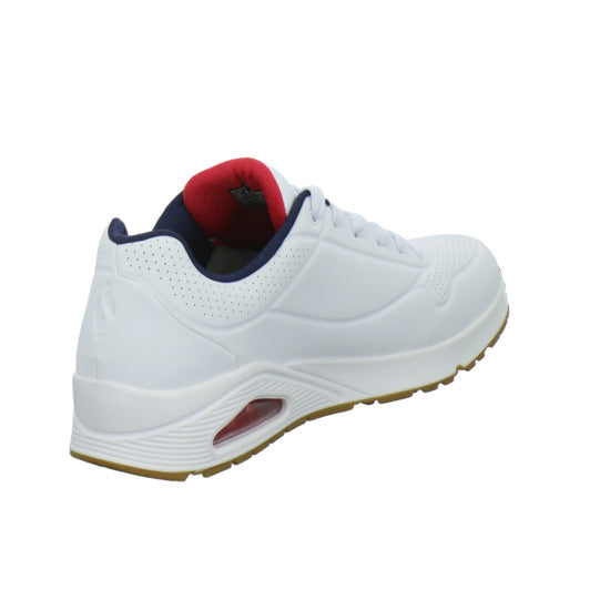 Skechers UNO Schnürhalbschuhe Weiß-kombi - 360° Ansicht