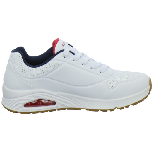 Skechers UNO Schnürhalbschuhe Weiß-kombi - 360° Ansicht
