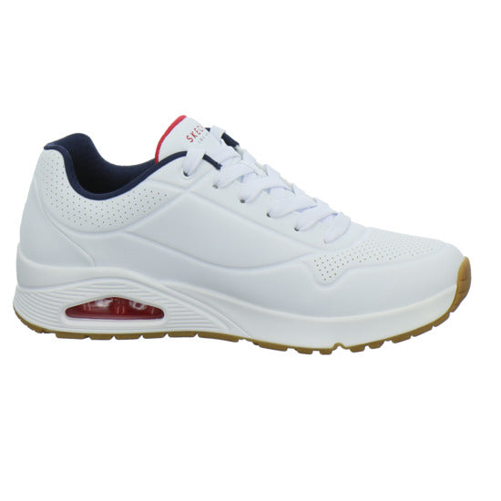 Skechers UNO Schnürhalbschuhe Weiß-kombi - 360° Ansicht