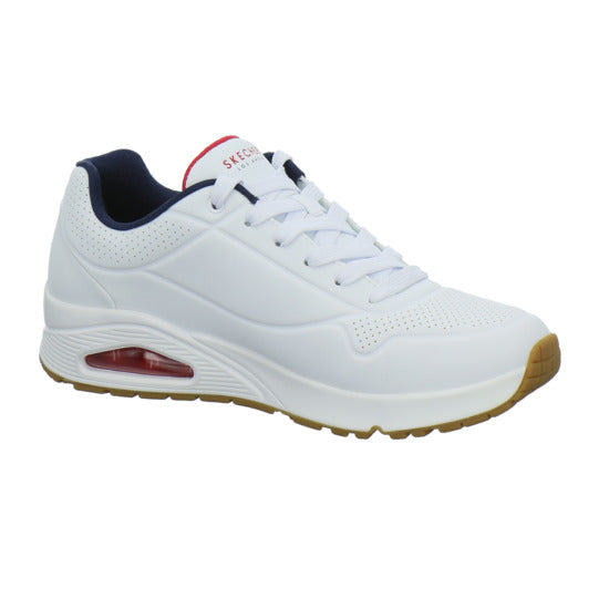 Skechers UNO Schnürhalbschuhe Weiß-kombi - 360° Ansicht