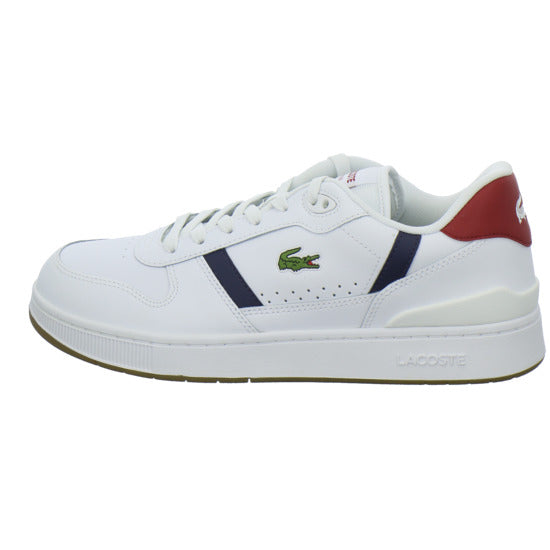 Lacoste T-Clip Schnürhalbschuhe Weiß-kombi - 360° Ansicht