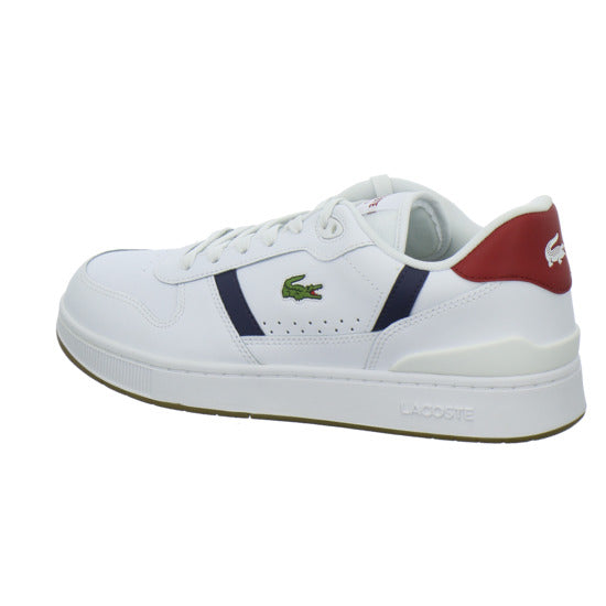 Lacoste T-Clip Schnürhalbschuhe Weiß-kombi - 360° Ansicht