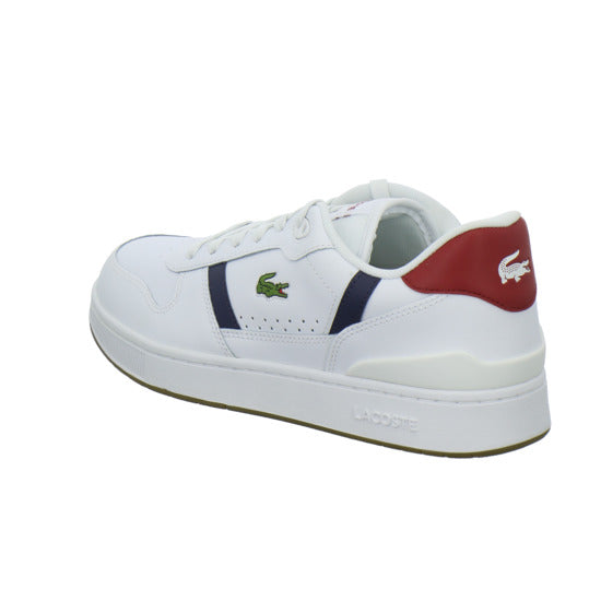Lacoste T-Clip Schnürhalbschuhe Weiß-kombi - 360° Ansicht