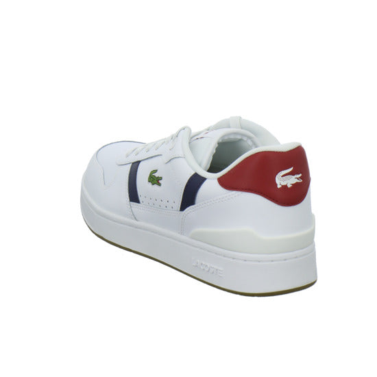 Lacoste T-Clip Schnürhalbschuhe Weiß-kombi - 360° Ansicht