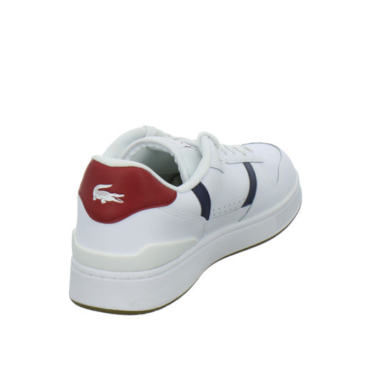 Lacoste T-Clip Schnürhalbschuhe Weiß-kombi - 360° Ansicht