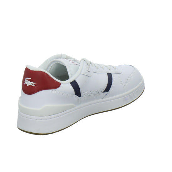 Lacoste T-Clip Schnürhalbschuhe Weiß-kombi - 360° Ansicht