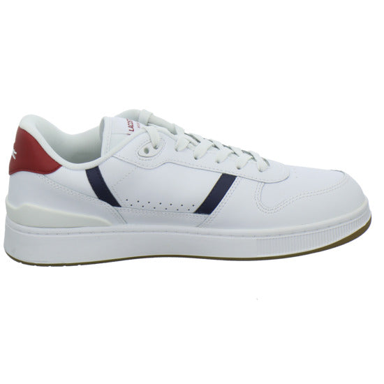 Lacoste T-Clip Schnürhalbschuhe Weiß-kombi - 360° Ansicht