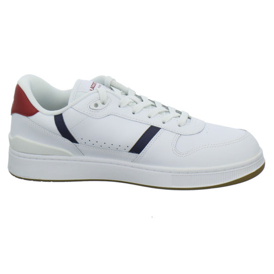 Lacoste T-Clip Schnürhalbschuhe Weiß-kombi - 360° Ansicht